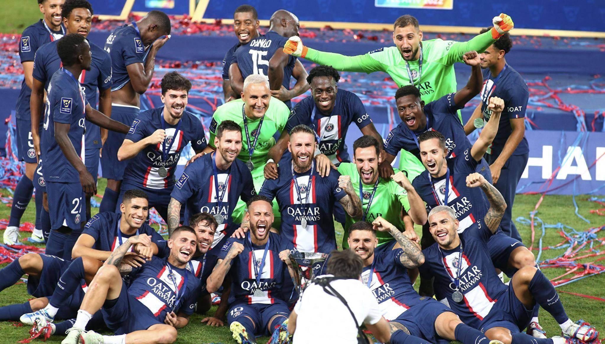 巴黎圣日耳曼队形完美，对决强敌信心十足