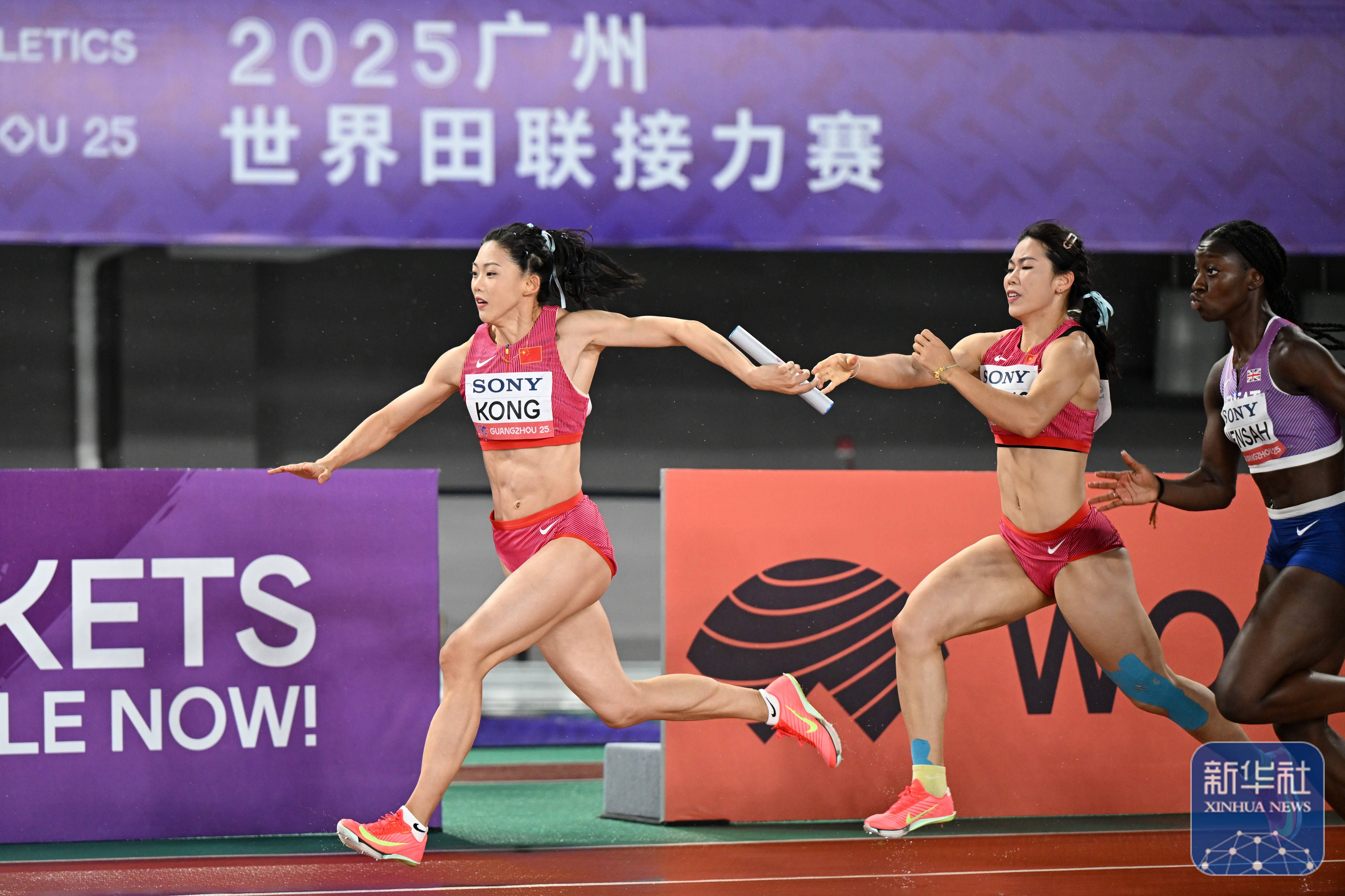 中国女子田径队收获双金,积极备战 中国女子田径队收获双金,积极备战